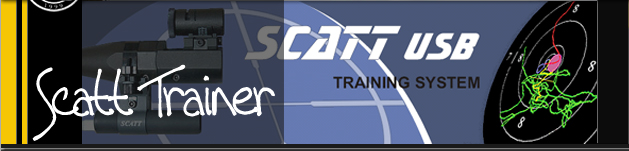 Scatt banner with digital target
